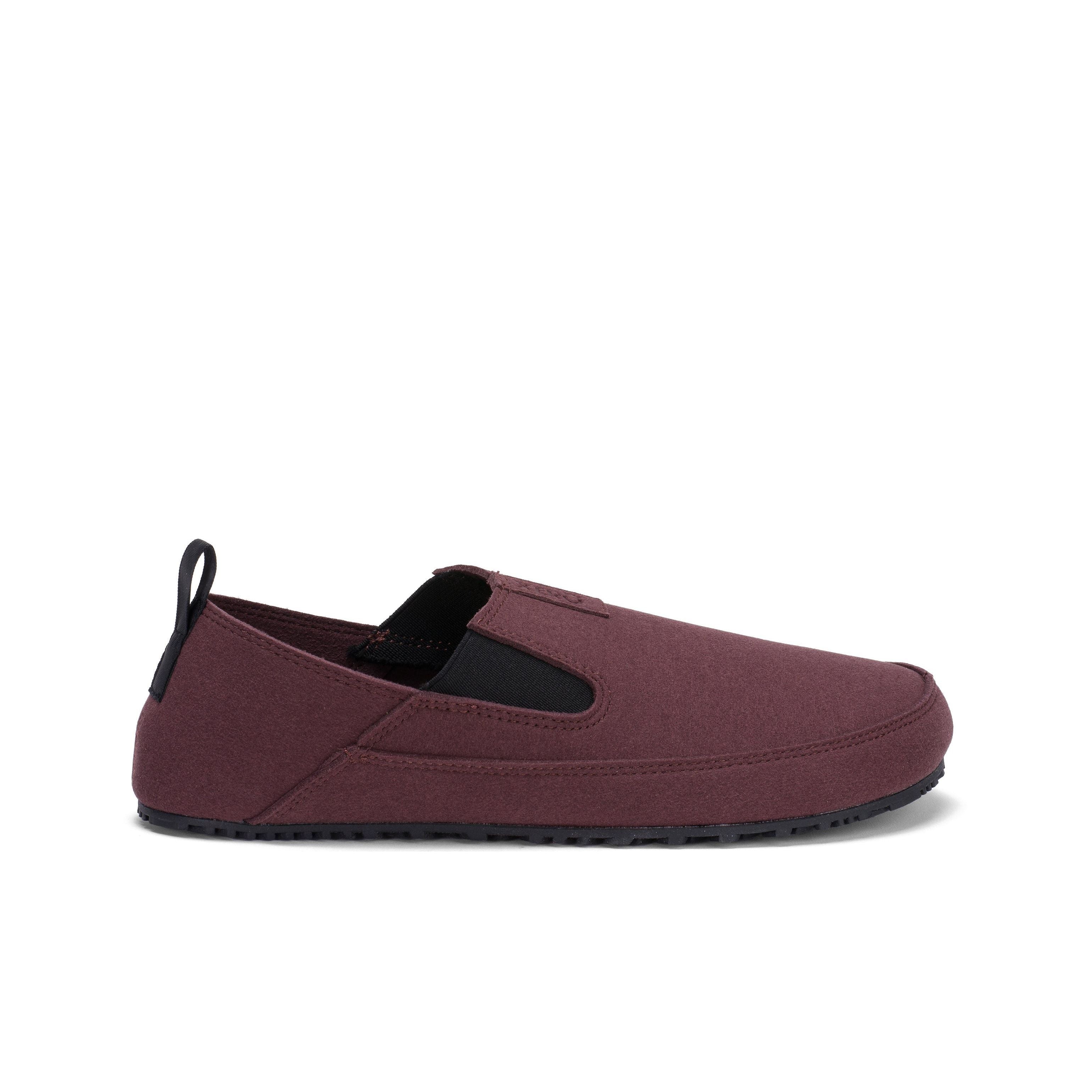 Xero Shoes Sunrise Womens barfods campsko og teltsko til kvinder i farven fig, yderside