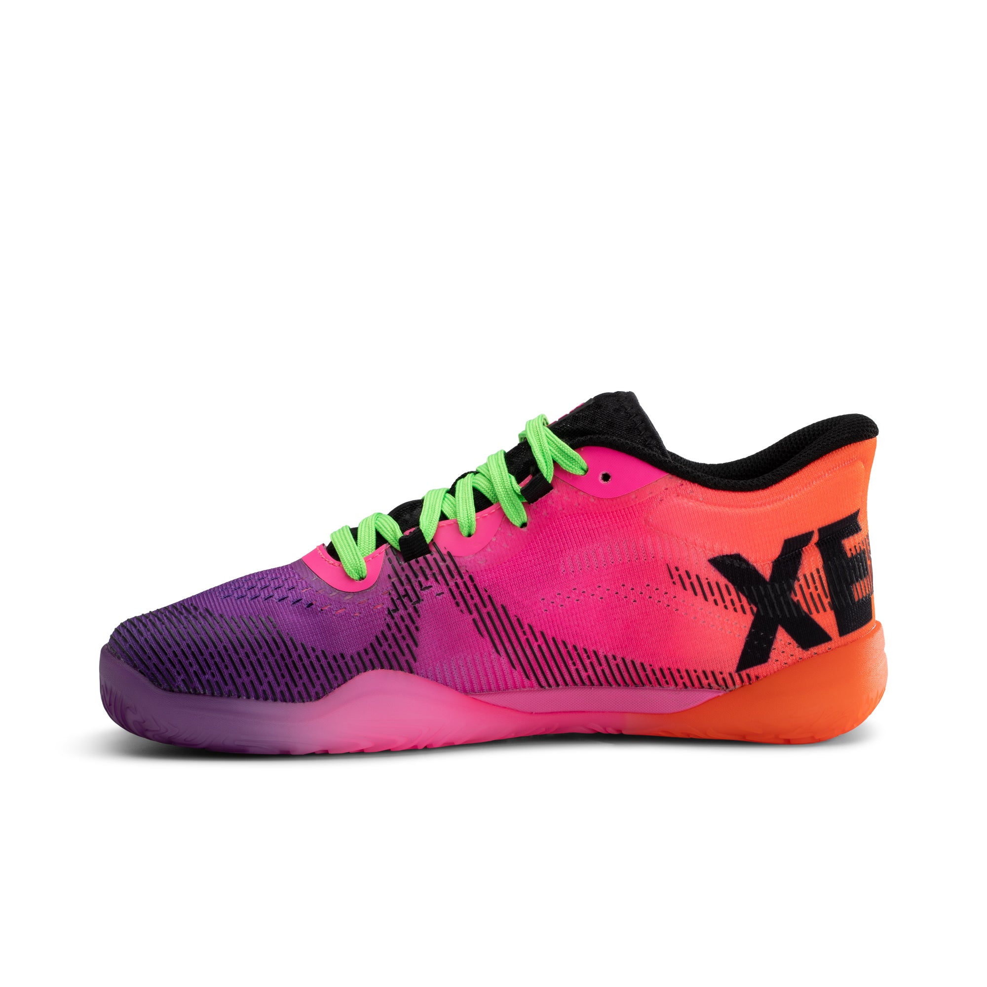 Xero Shoes X2 barfodssko til dame i farven Vivid Purple / Neon Multi, set fra indersiden