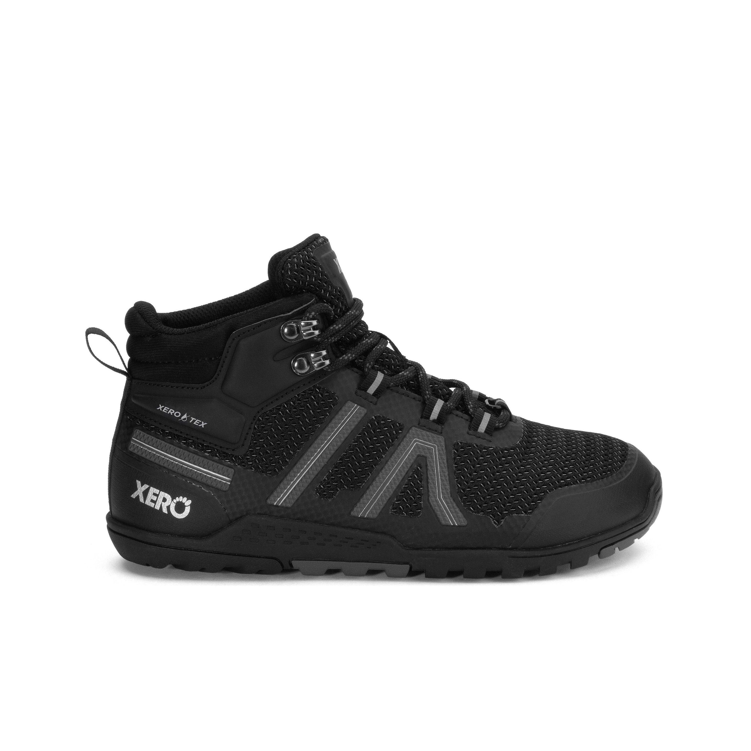 Xero Shoes Xcursion Fusion Womens barfods vandrestøvler til kvinder i farven black titanium, yderside