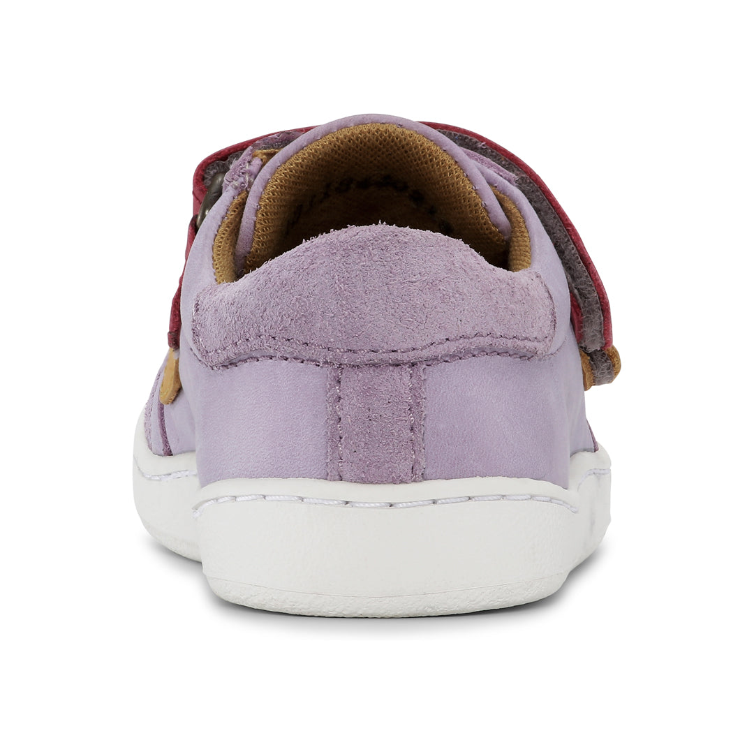 Bundgaard Buster barfods sneaker til børn i farven lilac ws, bagfra