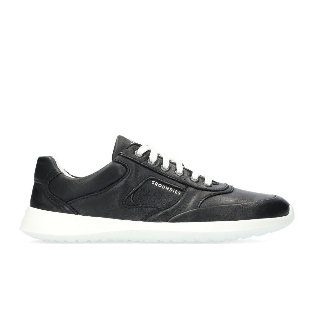 Groundies New Port Men barfods sneakers til mænd i farven black, yderside