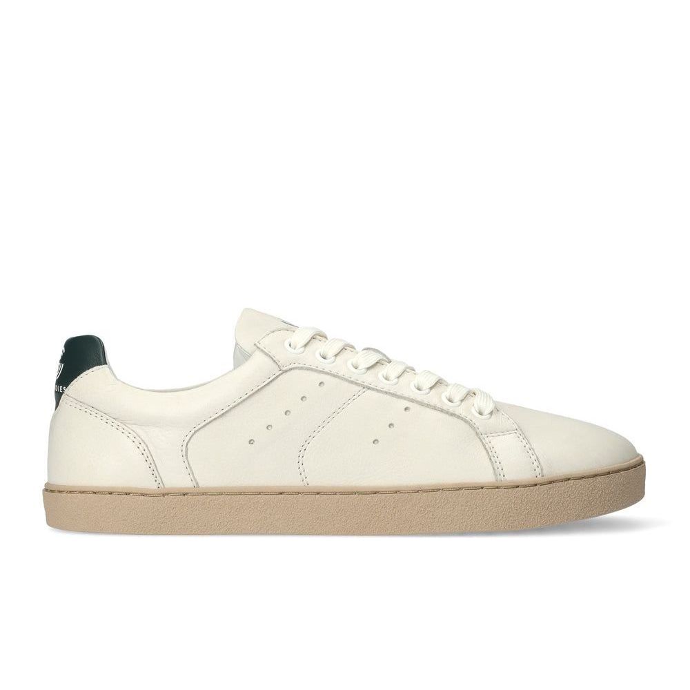 Groundies Universe Men barfods sneakers til mænd i farven off-white/green, yderside