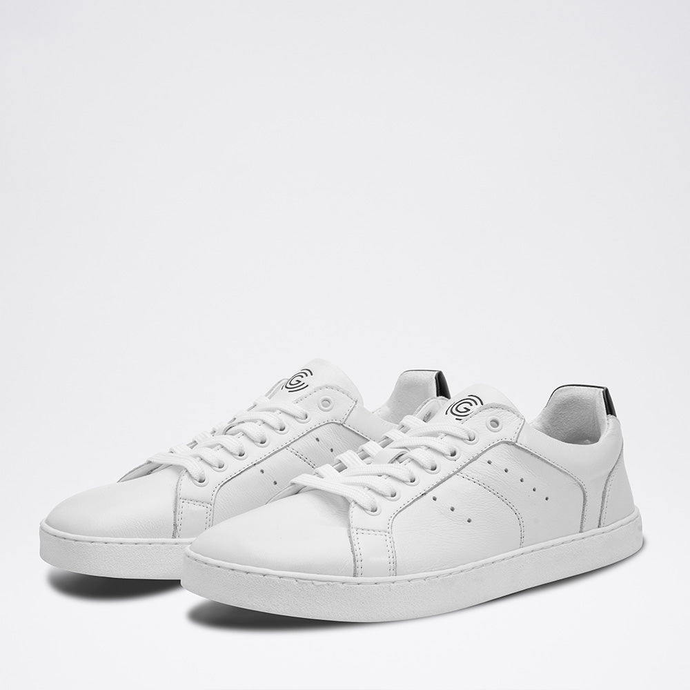 Groundies Universe Men barfods sneakers til mænd i farven white/black, par