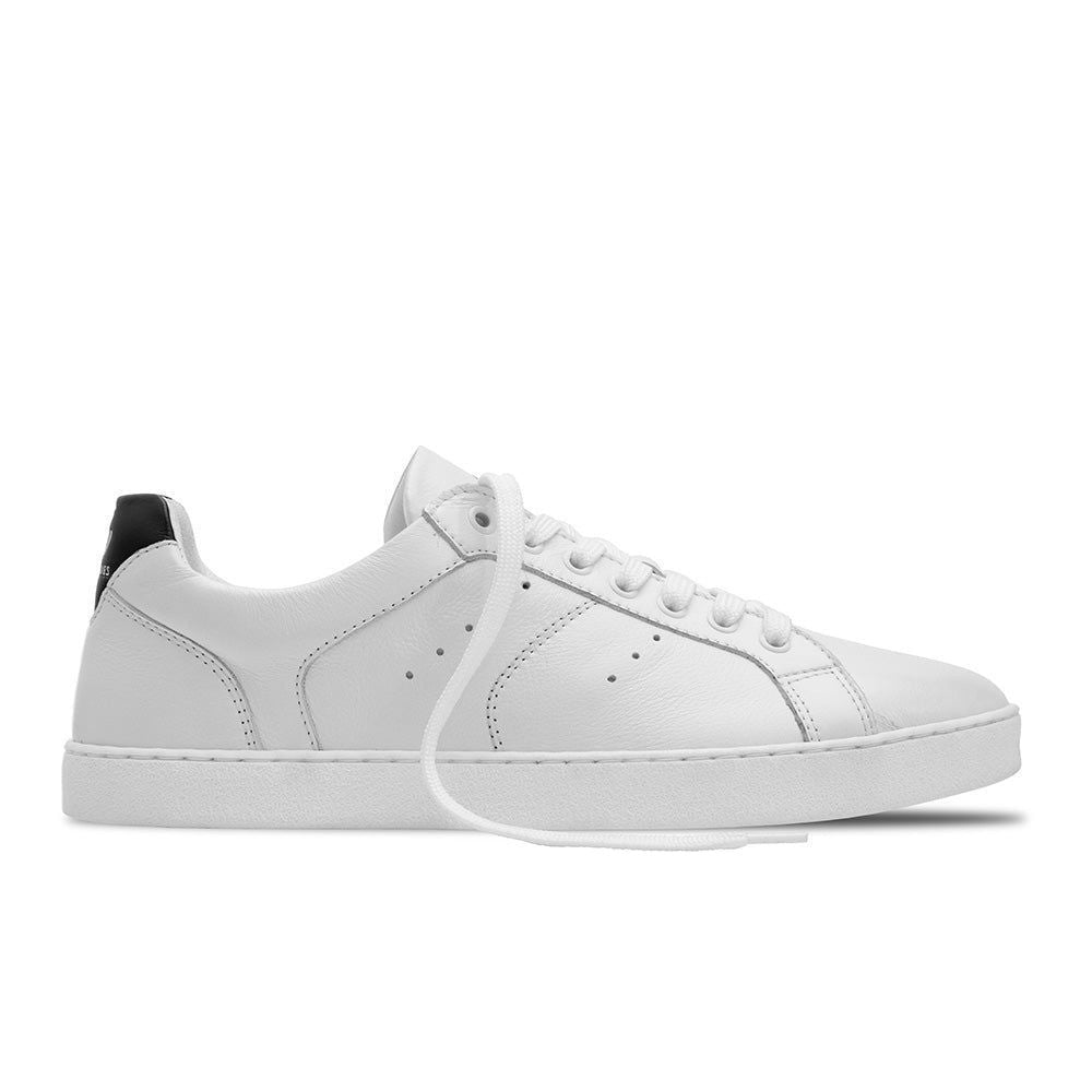 Groundies Universe Men barfods sneakers til mænd i farven white/black, yderside