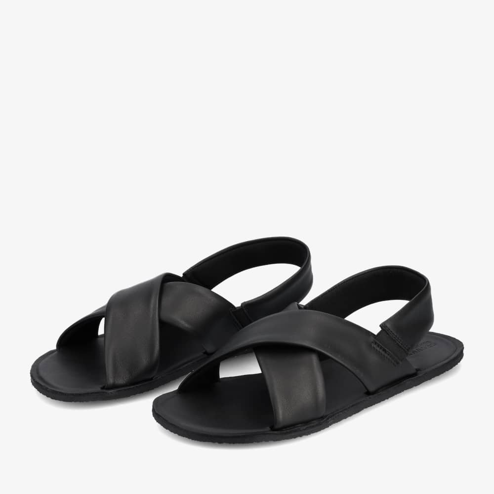 Groundies Verona Women barfods sandaler til kvinder i farven black, par