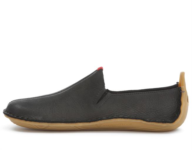 Vivobarefoot Ababa II Mens barfods mokkasiner til mænd i farven black, inderside