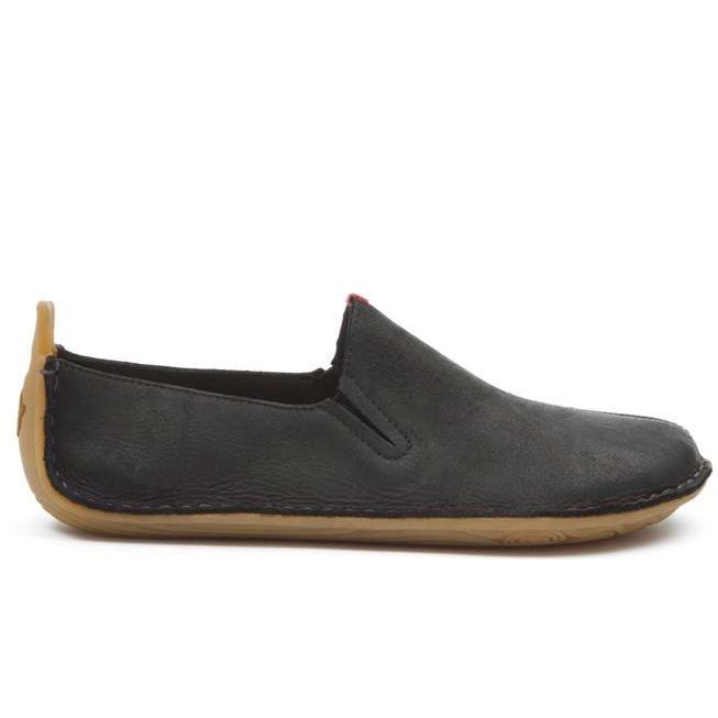 Vivobarefoot Ababa II Mens barfods mokkasiner til mænd i farven black, yderside