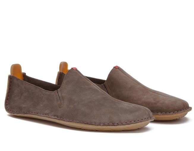 Vivobarefoot Ababa II Mens barfods mokkasiner til mænd i farven brown, par