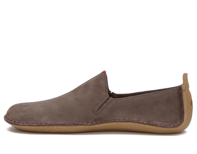 Vivobarefoot Ababa II Mens barfods mokkasiner til mænd i farven brown, inderside