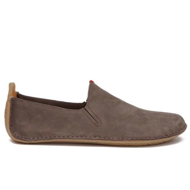 Vivobarefoot Ababa II Mens barfods mokkasiner til mænd i farven brown, yderside