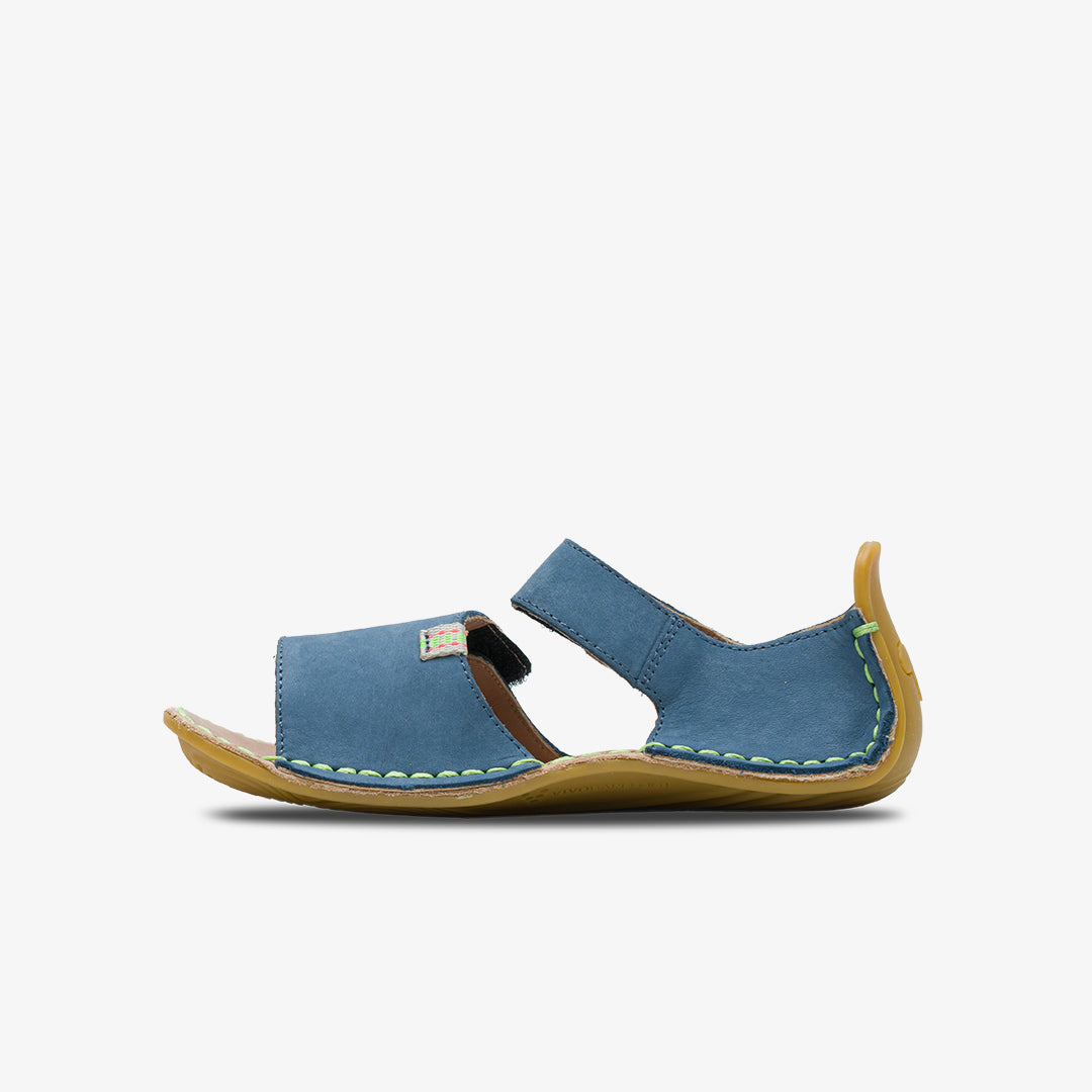 Vivobarefoot Ababa Sandal II Kids barfods sandaler til børn i farven indigo, inderside