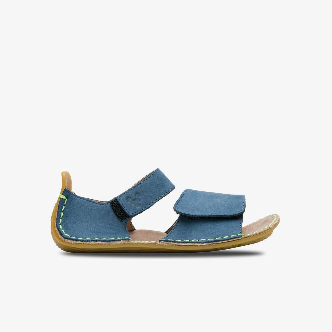 Vivobarefoot Ababa Sandal II Kids barfods sandaler til børn i farven indigo, yderside