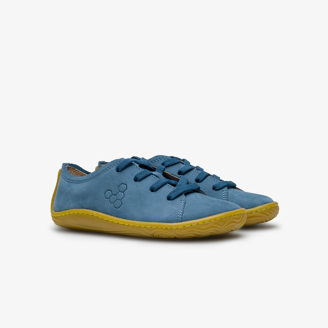 Vivobarefoot Addis Juniors barfods sneakers til teenager i farven indigo, par