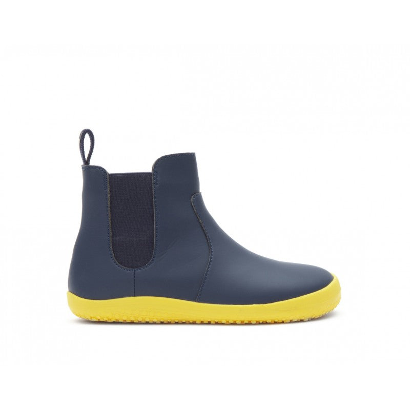 Vivobarefoot Fulham Toddlers barfods støvler til tumlinge i farven mood indigo, yderside