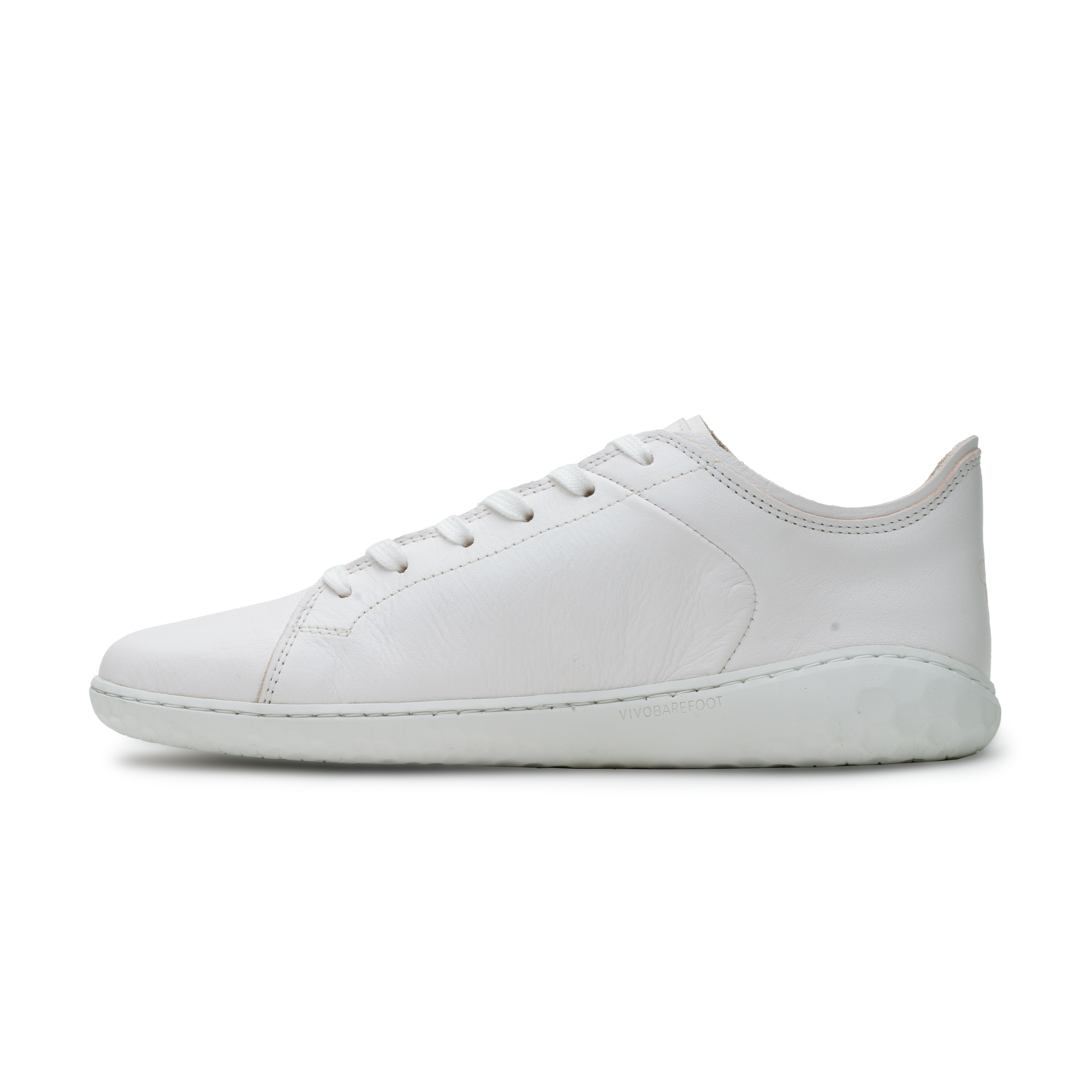 Vivobarefoot Geo Court III Mens barfods sneakers til mænd i farven bright white, inderside