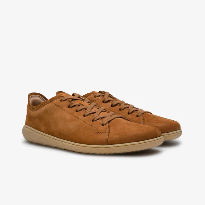 Vivobarefoot Geo Court III Mens barfods sneakers til mænd i farven tan, par