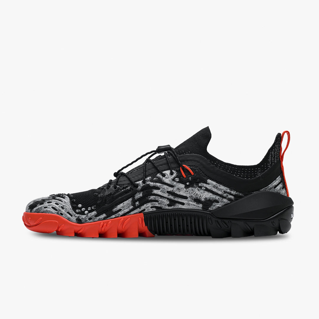 Vivobarefoot Hydra ESC Mens barfods vandsko til mænd i farven obsidian, inderside