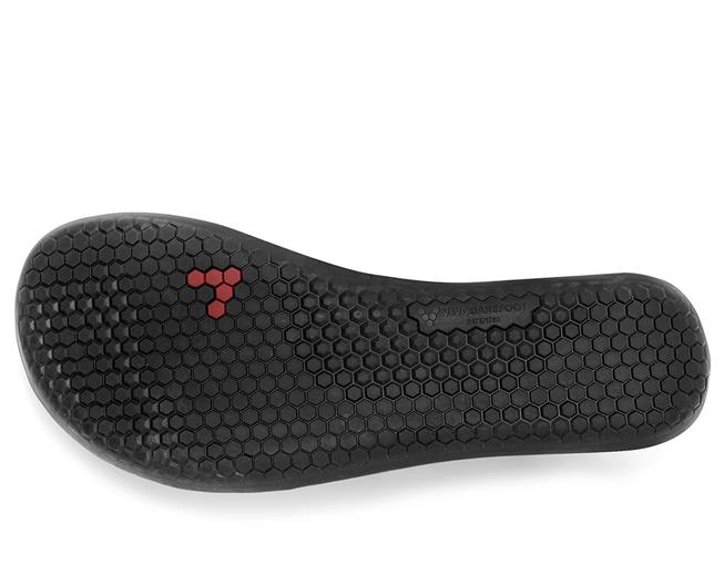 Vivobarefoot Jing Jing Lace barfods ballerinaer til kvinder i farven black leather, saal