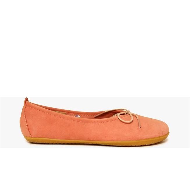 Vivobarefoot Jing Jing Lace barfods ballerinaer til kvinder i farven terra cotta, yderside