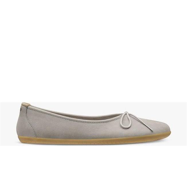 Vivobarefoot Jing Jing Lace barfods ballerinaer til kvinder i farven zinc grey, yderside