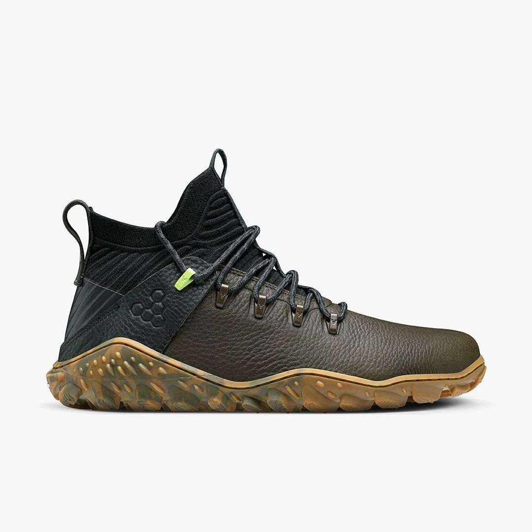 Vivobarefoot Magna Forest ESC Mens barfods outdoor high sneakers til mænd i farven bracken lime, yderside