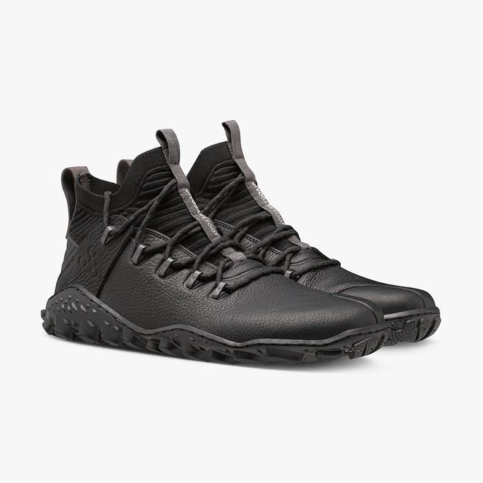 Vivobarefoot Magna Forest ESC Mens barfods outdoor high sneakers til mænd i farven obsidian, par