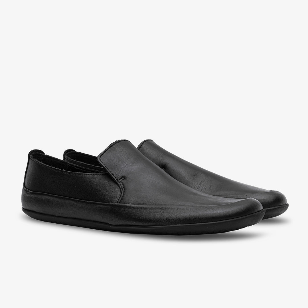 Vivobarefoot Opanka II barfods slip-on til kvinder i farven obsidian, par