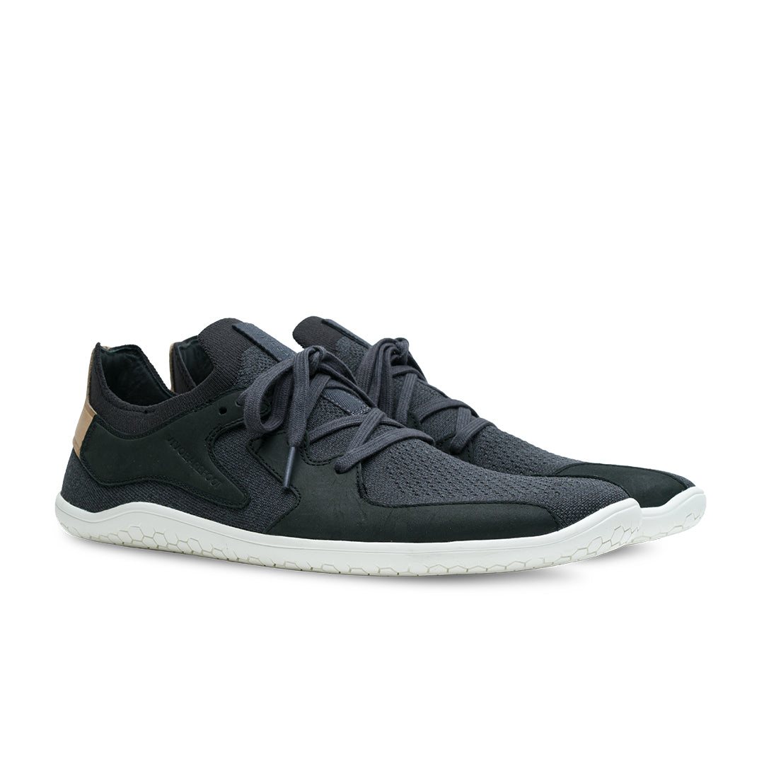 Vivobarefoot Primus Asana Mens barfods sneakers til mænd i farven obsidian, par