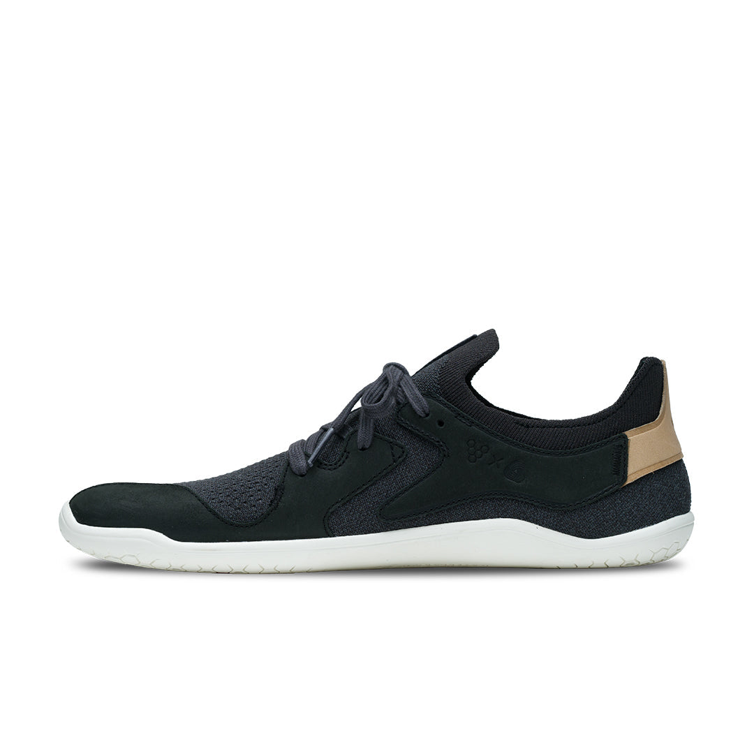 Vivobarefoot Primus Asana Mens barfods sneakers til mænd i farven obsidian, inderside