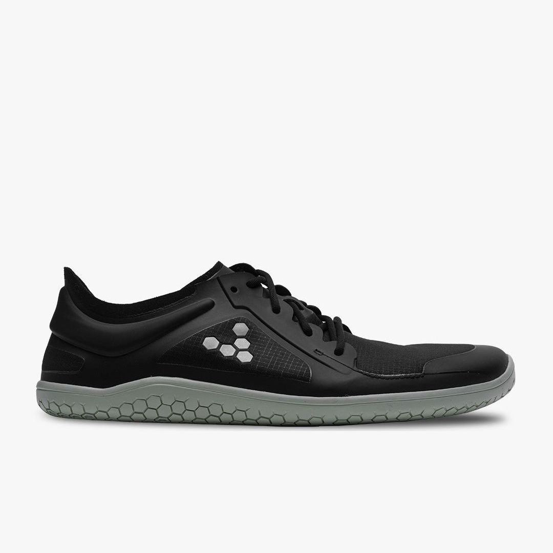 Vivobarefoot Primus Lite All Weather Mens barfods træningssko til regn til mænd i farven obsidian, yderside