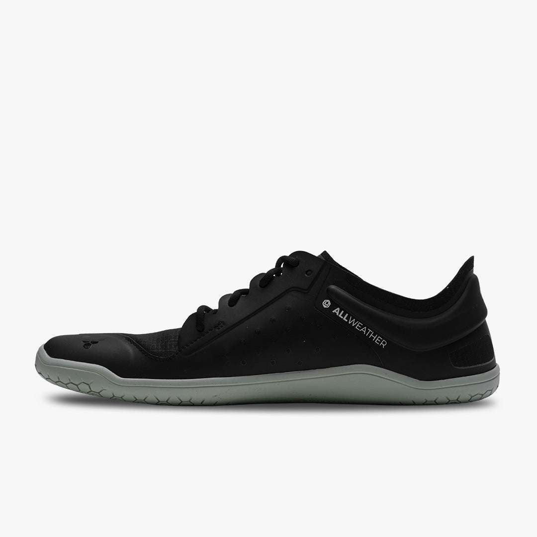 Vivobarefoot Primus Lite All Weather Womens barfods træningssko til vand til kvinder i farven obsidian, inderside