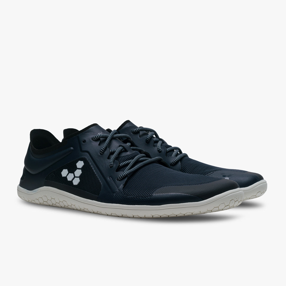 Vivobarefoot Primus Lite III Recycled Mens barfods træningssko til mænd i farven navy, par