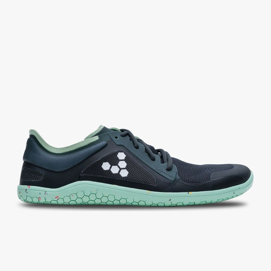 Vivobarefoot Primus Lite III Recycled Womens barfods træningssko til kvinder i farven charcoal, yderside