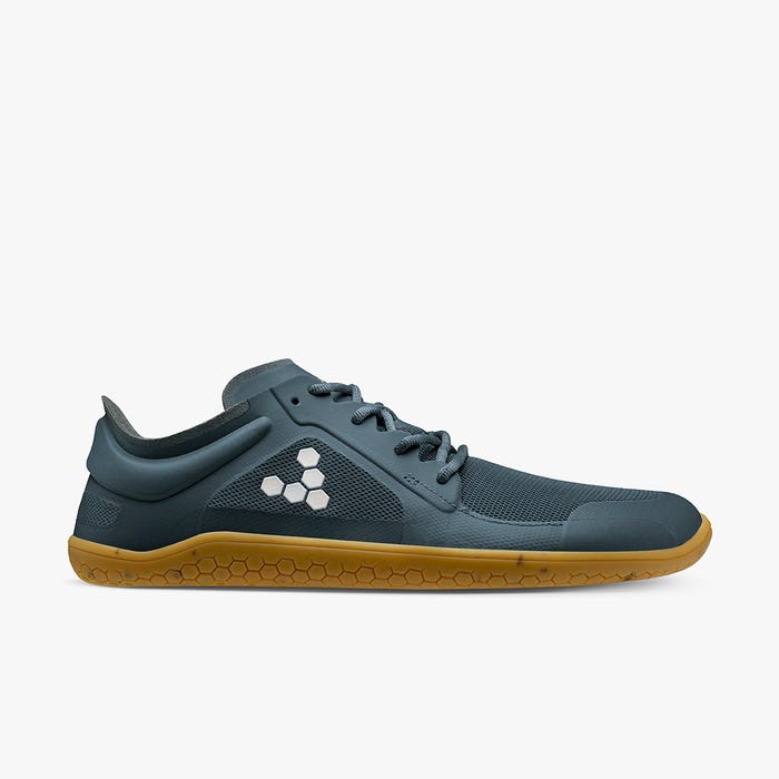 Vivobarefoot Primus Lite III Recycled Womens barfods træningssko til kvinder i farven deep sea blue, yderside