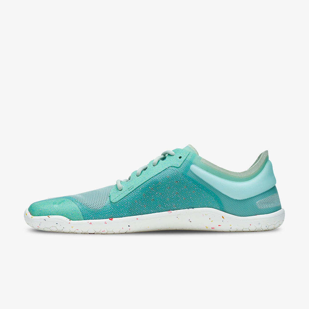 Vivobarefoot Primus Lite III Recycled Womens barfods træningssko til kvinder i farven harbour grey, inderside