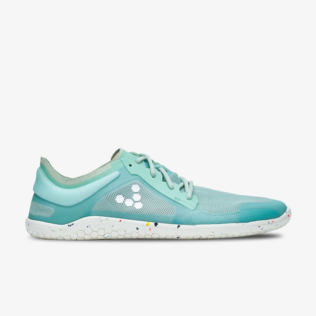 Vivobarefoot Primus Lite III Recycled Womens barfods træningssko til kvinder i farven harbour grey, yderside