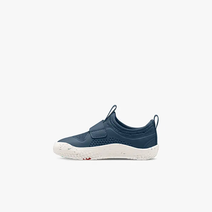 Vivobarefoot Primus Sport II Toddler barfods sneakers til tumling i farven indigo, inderside