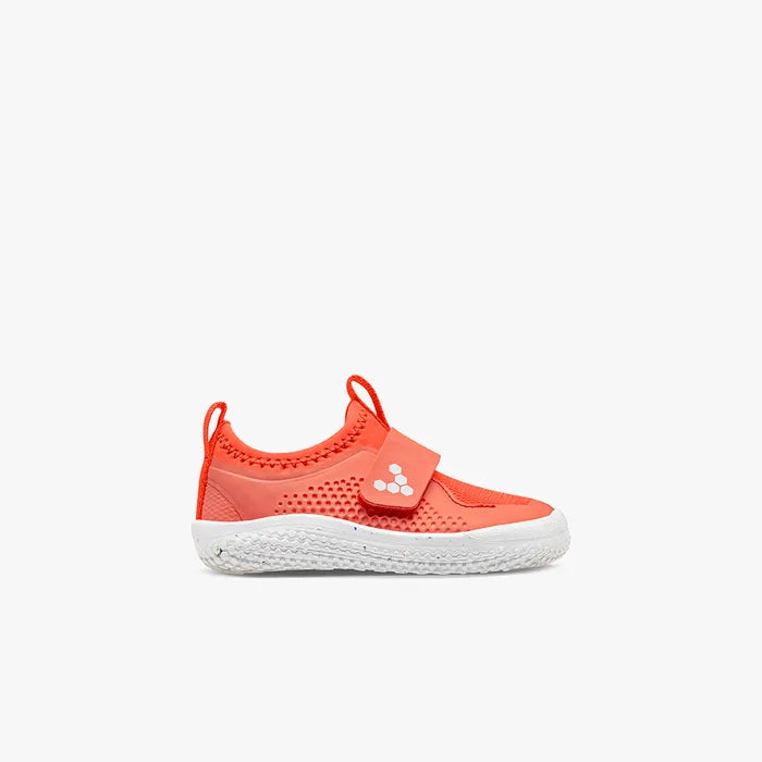 Vivobarefoot Primus Sport II Toddler barfods sneakers til tumling i farven molten lava, yderside