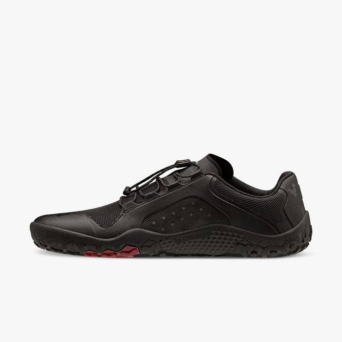 Vivobarefoot Primus Trail II FG Womens barfods trailsko til kvinder i farven obsidian, inderside