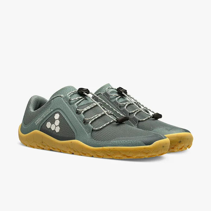 Vivobarefoot Primus Trail II FG Womens barfods trailsko til kvinder i farven sea green, par