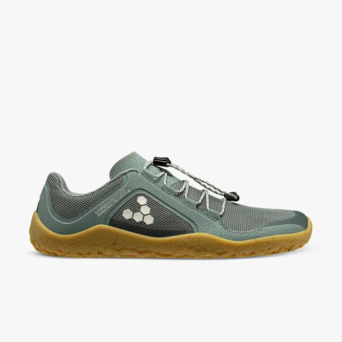 Vivobarefoot Primus Trail II FG Womens barfods trailsko til kvinder i farven sea green, yderside