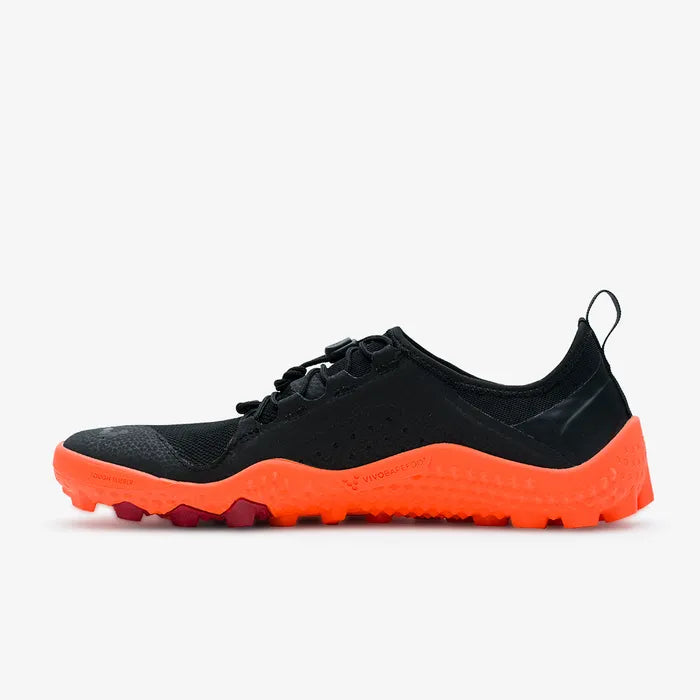 Vivobarefoot Primus Trail III SG Womens barfods trailsko til kvinder i farven obsidian, inderside