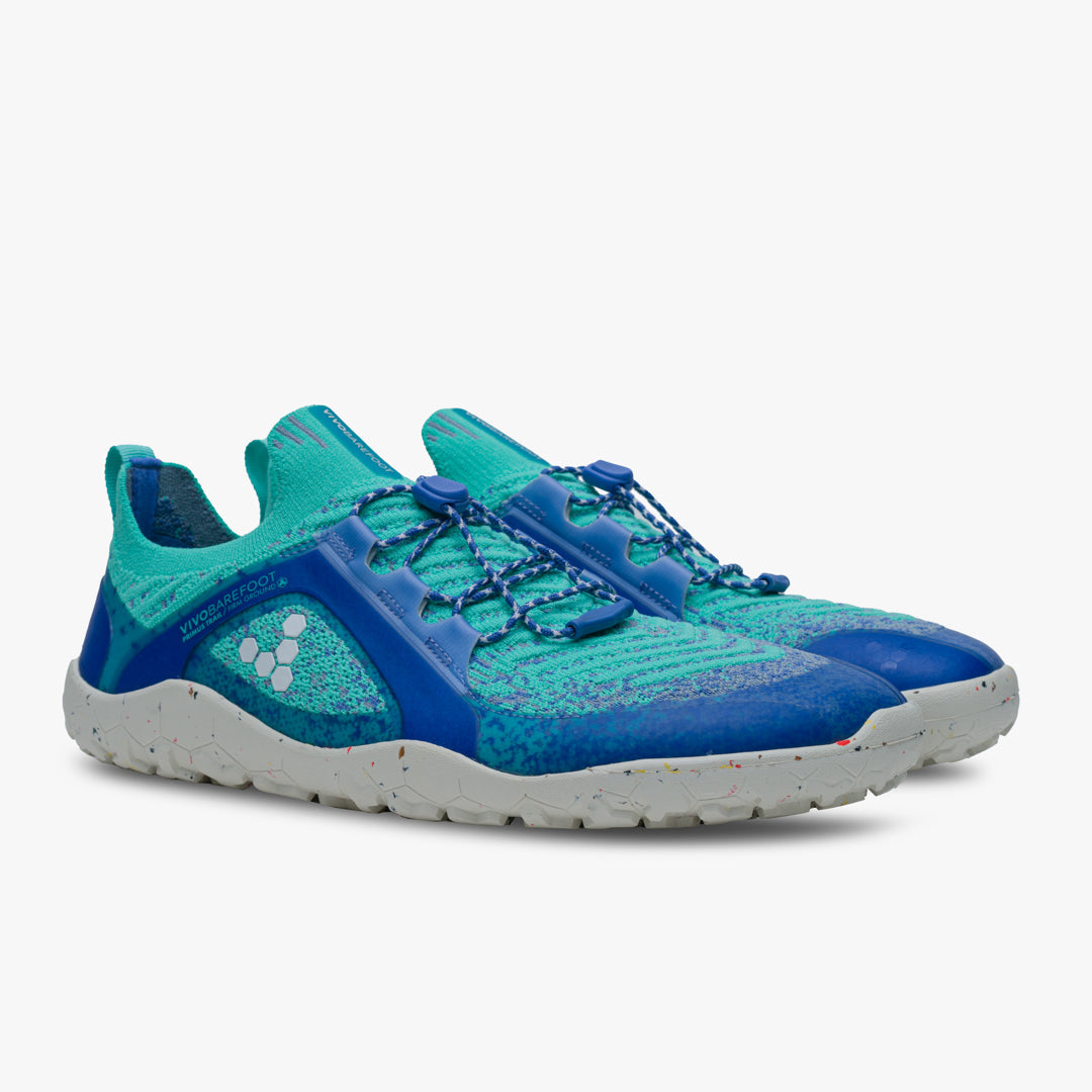 Vivobarefoot Primus Trail Knit FG Womens barfods trailsko til kvinder i farven persian jewel, par