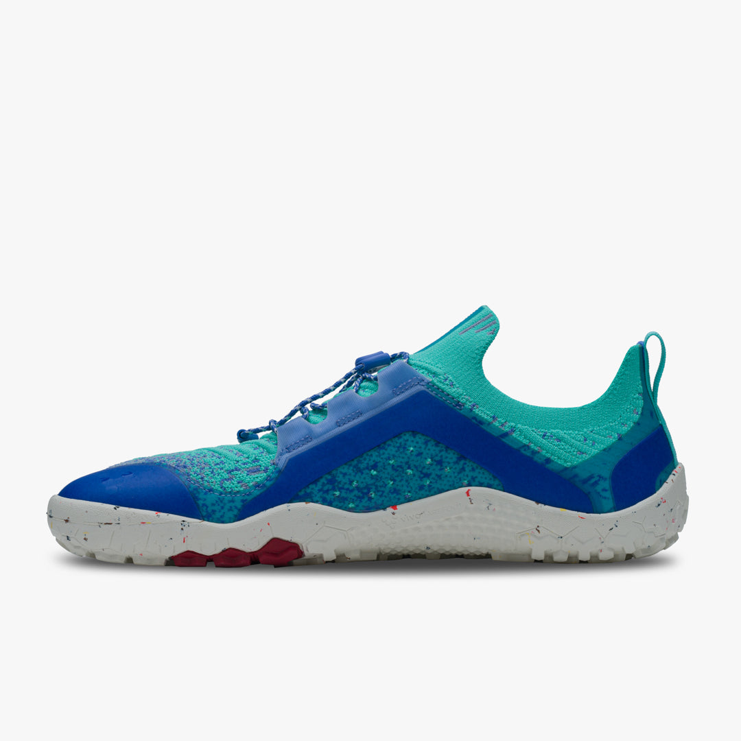 Vivobarefoot Primus Trail Knit FG Womens barfods trailsko til kvinder i farven persian jewel, inderside