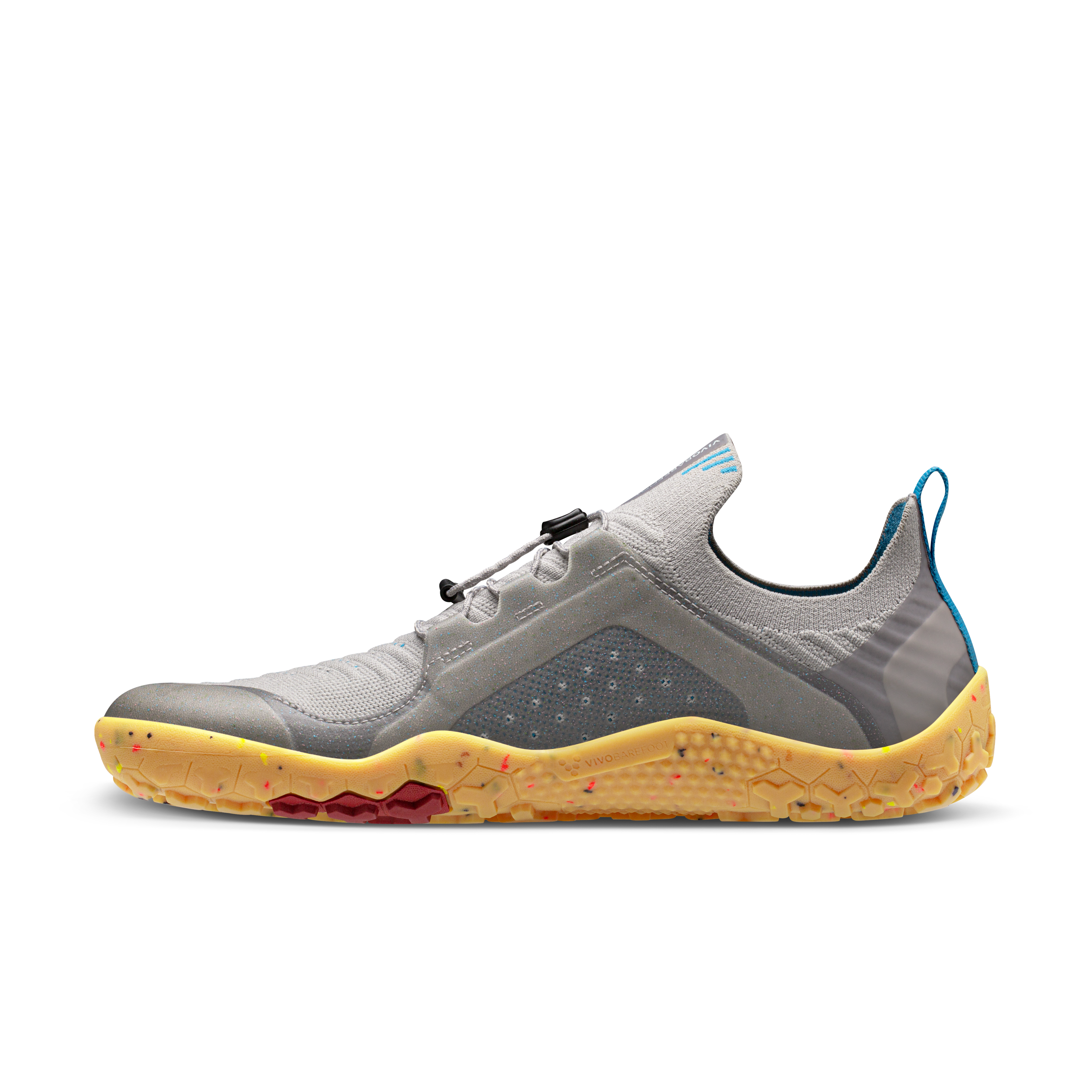 Vivobarefoot Primus Trail Knit FG Womens barfods trailsko til kvinder i farven zinc, inderside