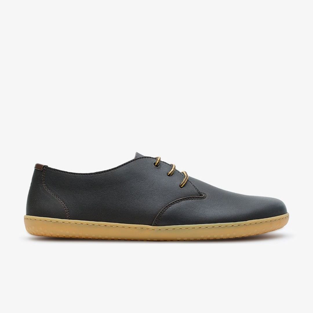 Vivobarefoot Ra III Mens barfods klassisk oxford business sko til mænd i farven brown leather, yderside