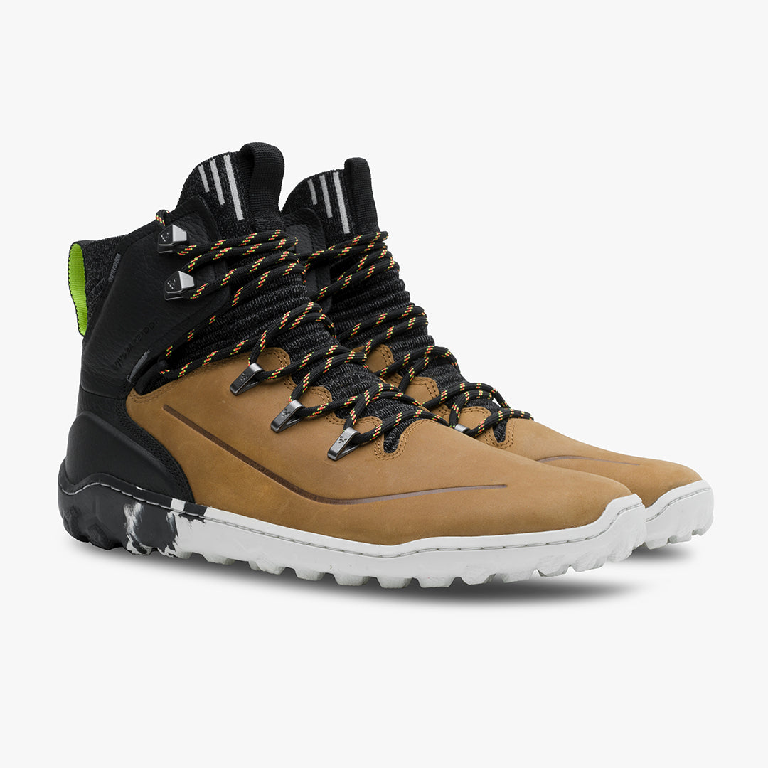 Vivobarefoot Tracker Decon FG2 Mens barfods støvler til mænd i farven acorn, par