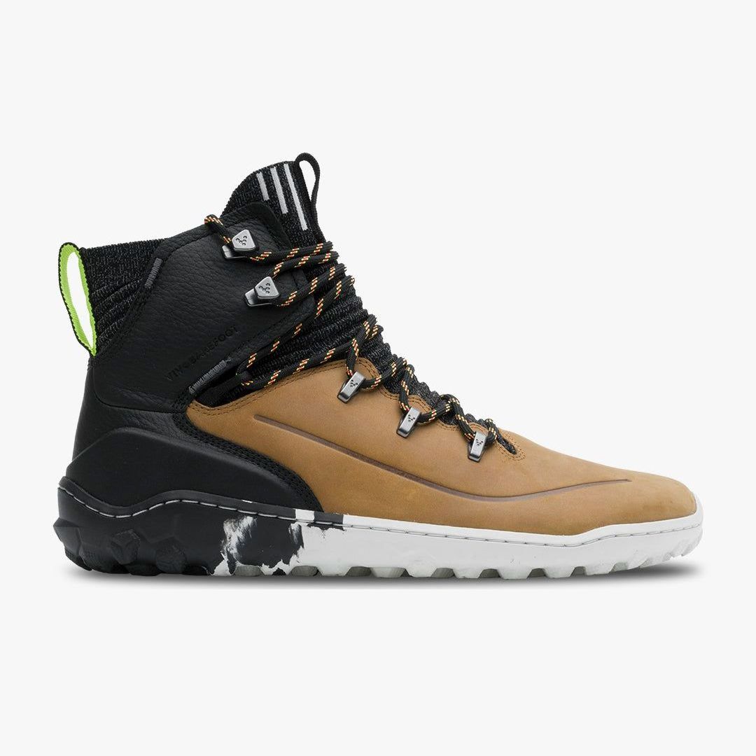 Vivobarefoot Tracker Decon FG2 Mens barfods støvler til mænd i farven acorn, yderside