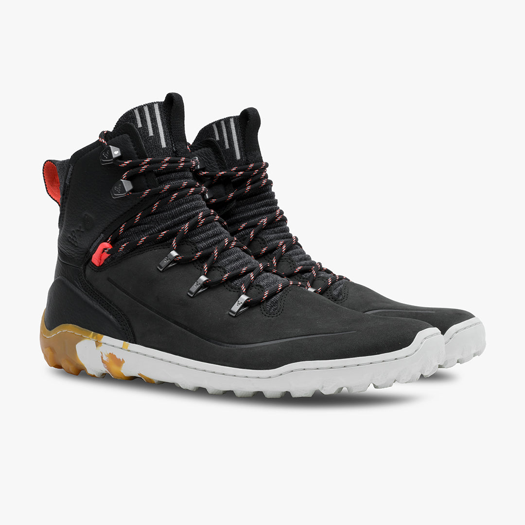 Vivobarefoot Tracker Decon FG2 Mens barfods støvler til mænd i farven obsidian, par