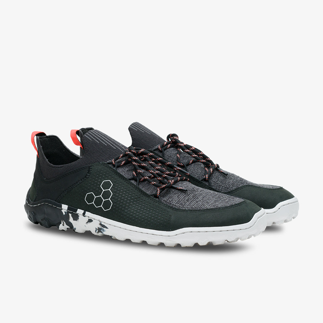 Vivobarefoot Tracker Decon Low FG2 Mens barfods outdoorsko til mænd i farven obsidian, par